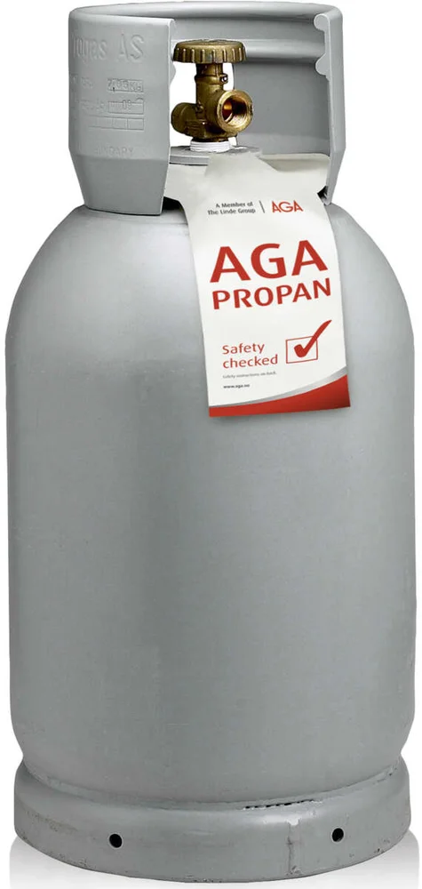 AGA Propan stål tom flaske med industrikobling v:6949548 AGA Propan stål tom flaske med industrikobling v:6949548
