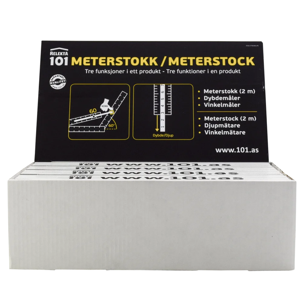 Måleverktøy 101 Meterstokk v:2153536 Måleverktøy 101 Meterstokk v:2153536