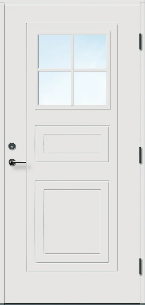 Ytterdør 100x210 Utvik hvit høyre v:5694248