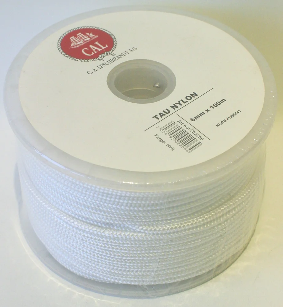 Tau flettet nylon 4mm 100m v:8144227