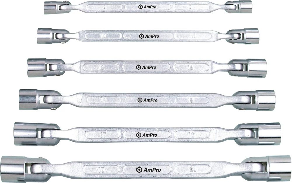 AMPRO LEDDNØKKELSETT 6 DELER AMPRO v:8258423