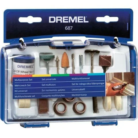 687 Dremel Tilbehørssett JZ56942 687 Dremel Tilbehørssett JZ56942