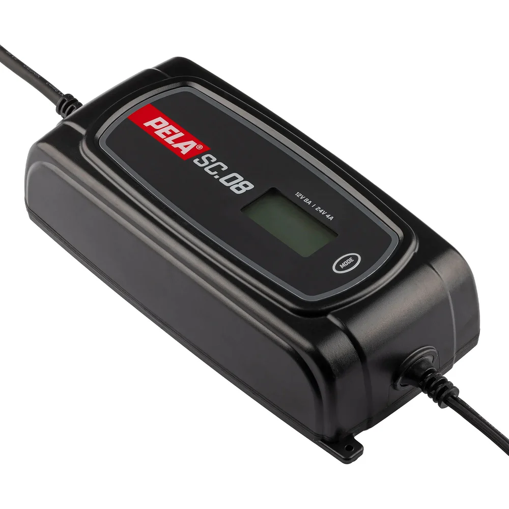 PELA Batterilader SC.08, 12V 8A / 24V 4A v:3358153 PELA Batterilader SC.08, 12V 8A / 24V 4A v:3358153