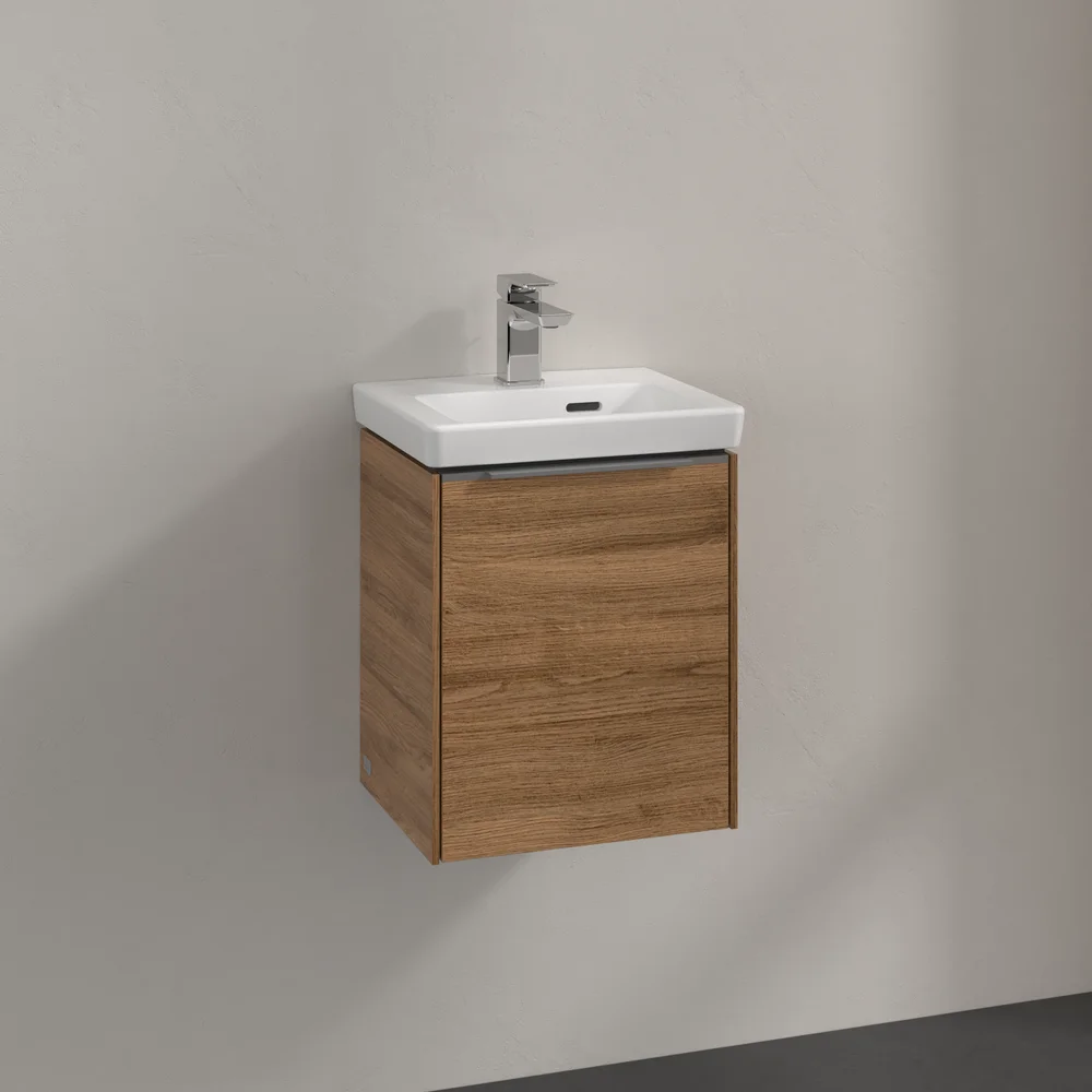 V&B SUBWAY 3.0 SERVANTSKAP 35X42 VENSTRE KANSAS OAK HÅNDTAK I KROM v:1673167