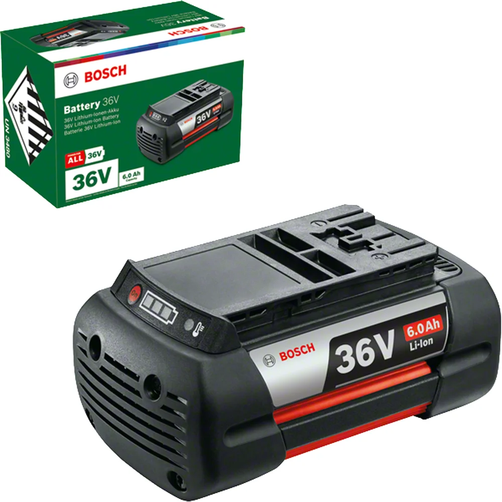 BOSCH BATTERI 36V 6,0AH LI-ION FOR HAGEVERKTØY v:8979773