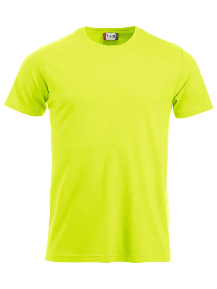 CLIQUE T-SHIRT NEW CLASSIC H VIS GRØNN v:1069580