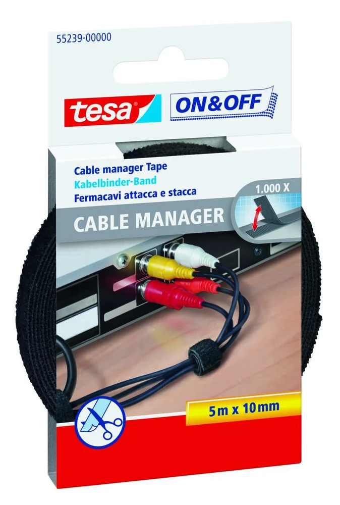 tesa® On&Off borrelås kabelrydding v:7513151 tesa® On&Off borrelås kabelrydding v:7513151