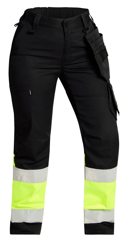 GESTO SJÅFØRBUKSE FUNCTION G556 DAME KL.1 SVART/GUL v:6853980