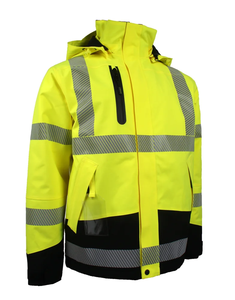 JAKKE 4-VEIS STRETCH GUL/SORT XXL v:4980960
