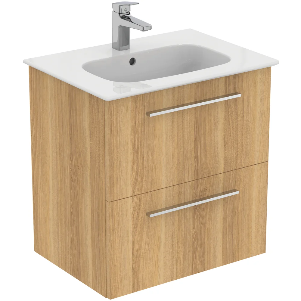 IDEAL STANDARD I.LIFE A BADEROMSMØBEL 640X460 NATURAL OAK M/KROM HÅNDTAK v:1309541 IDEAL STANDARD I.LIFE A BADEROMSMØBEL 640X460 NATURAL OAK M/KROM HÅNDTAK v:1309541
