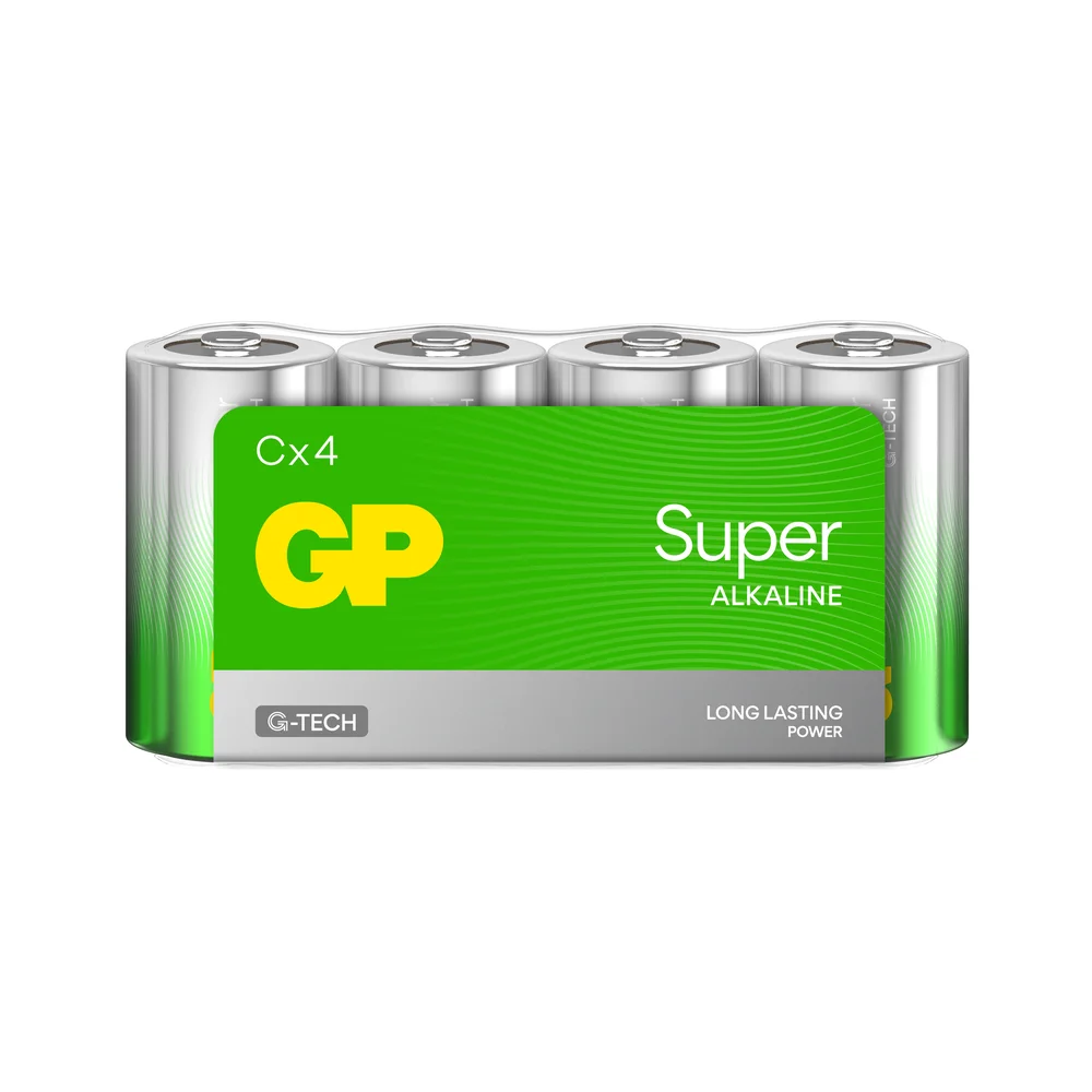 C-batteri Super Alkaline 14A/LR14 4 stk v:3254151