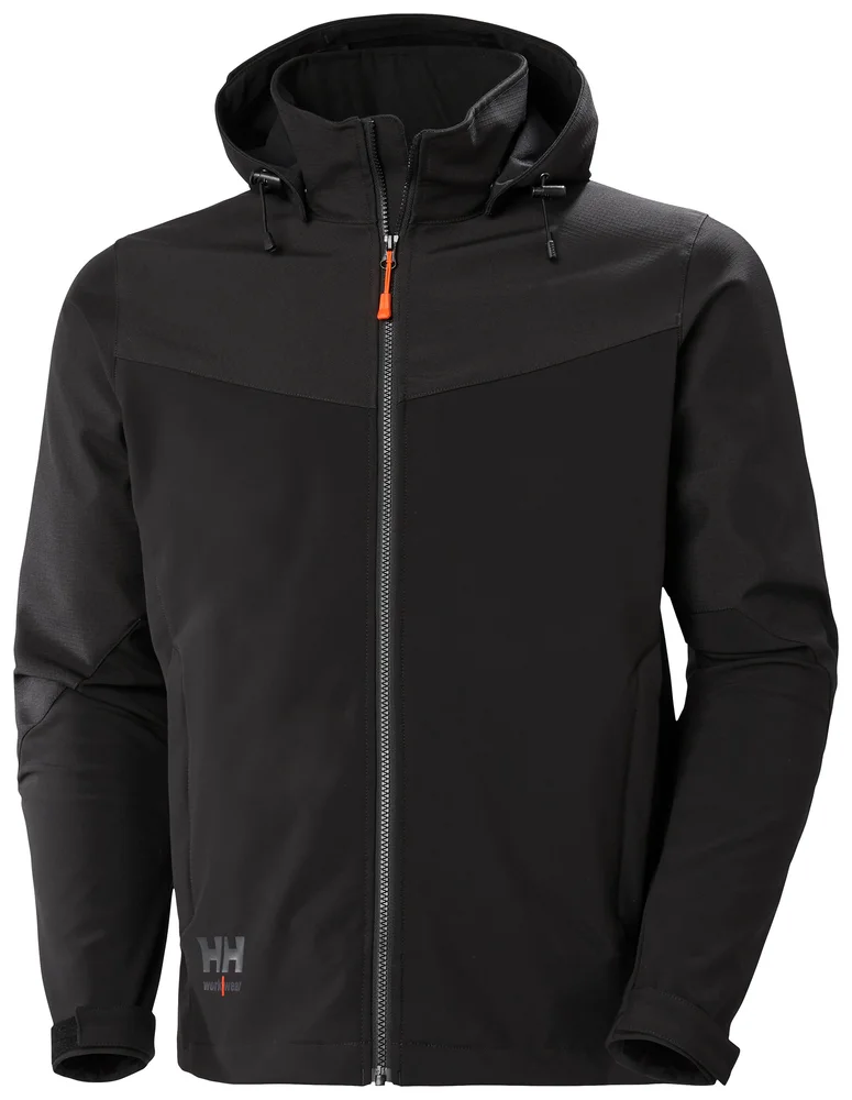 SOFTSHELLJAKKE 74290 990 SVART 2XL v:5309306