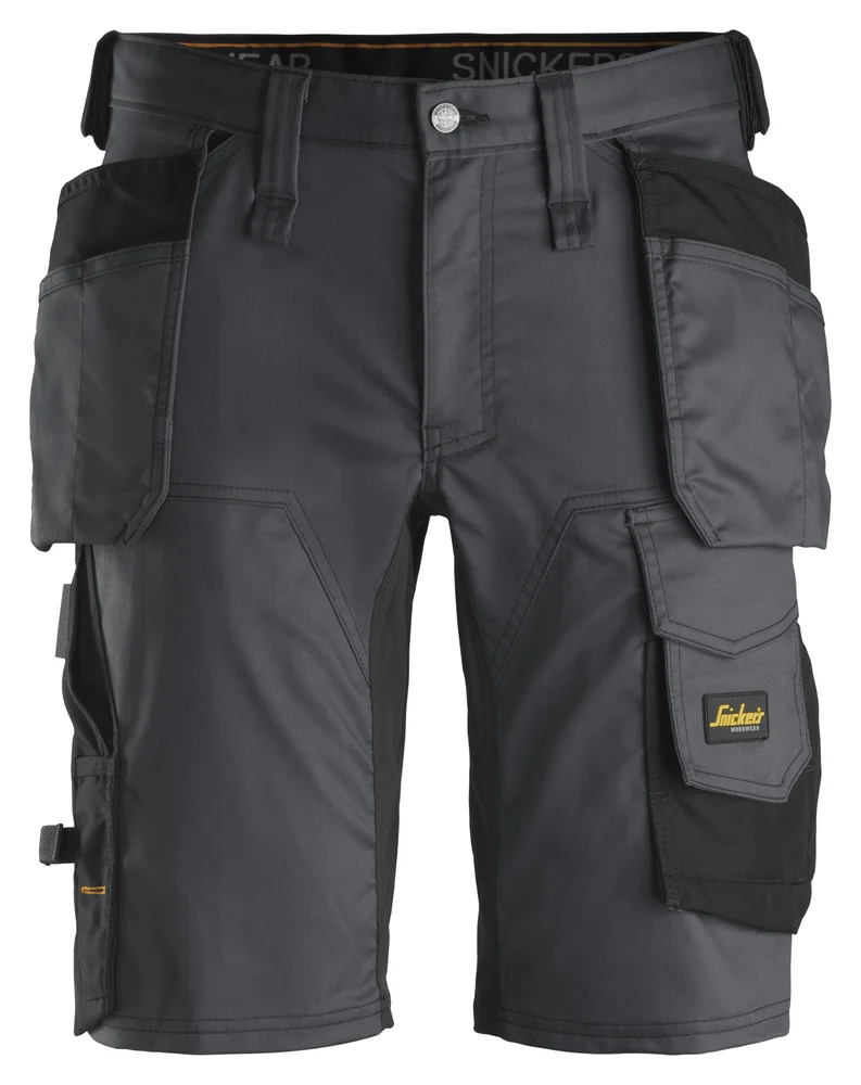 Shorts 6141 mgrå/sort 46 snickers workwear v:3846576
