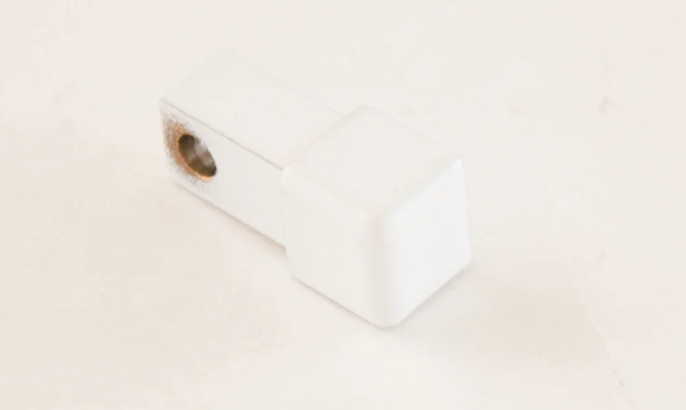 HJØRNE FIRKA HVIT ALU 12,5MM v:3267443 HJØRNE FIRKA HVIT ALU 12,5MM v:3267443