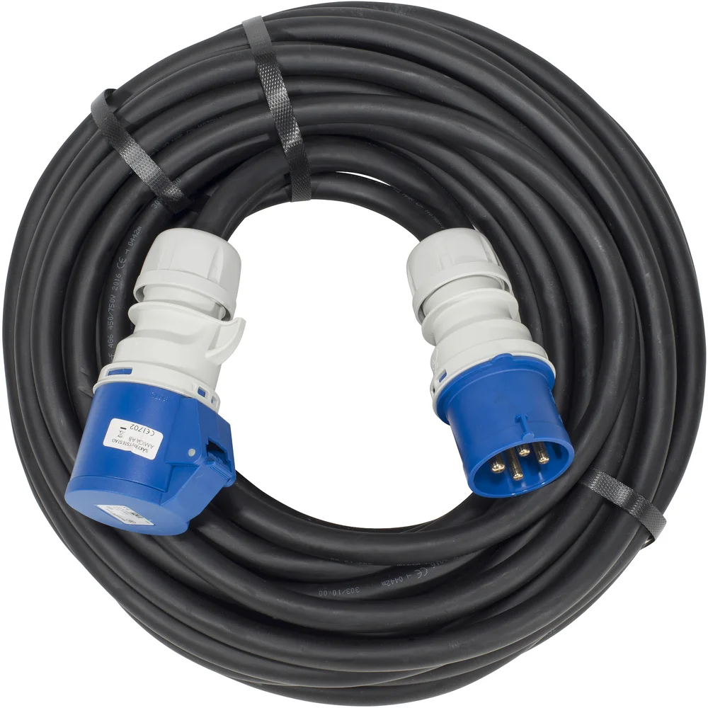 SKJØTEKABEL H07RN-F 4X6 32AMP. 230V 332-9 25METER v:5413147
