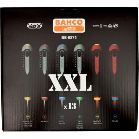 BE-9875 Bahco Skrutrekkersett TT12836