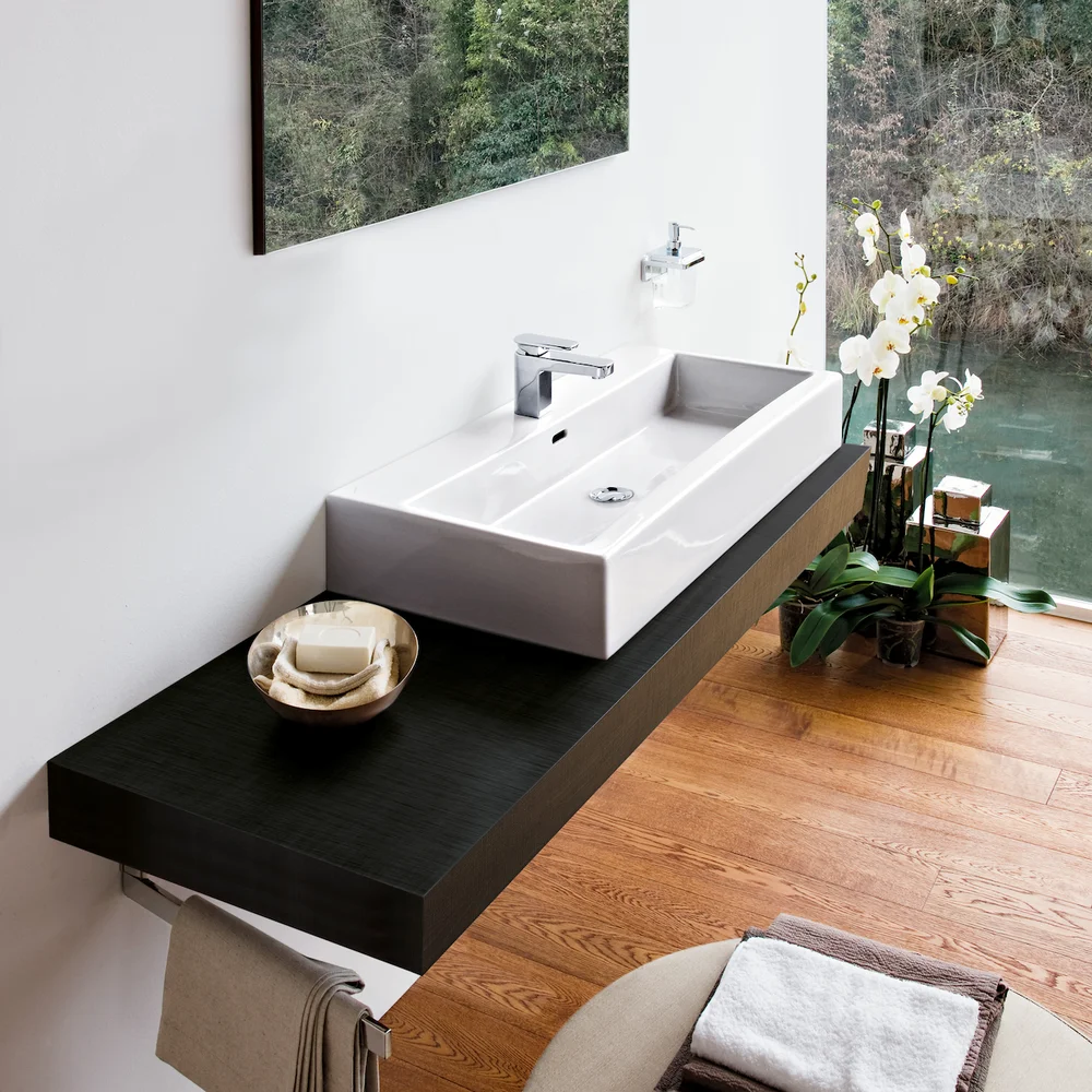 LAUFEN LIVING CITY SERVANT 100X46 CM U/ARMATURHULL GLATT UNDERSIDE HVIT v:9036172 LAUFEN LIVING CITY SERVANT 100X46 CM U/ARMATURHULL GLATT UNDERSIDE HVIT v:9036172