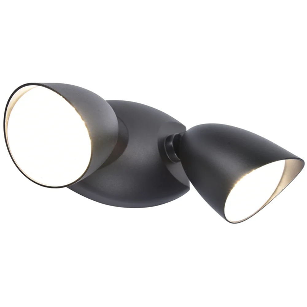 LUTEC SECURITY SHRIMP VEGGLAMPE IP54 MATT SORT v:5173680 LUTEC SECURITY SHRIMP VEGGLAMPE IP54 MATT SORT v:5173680
