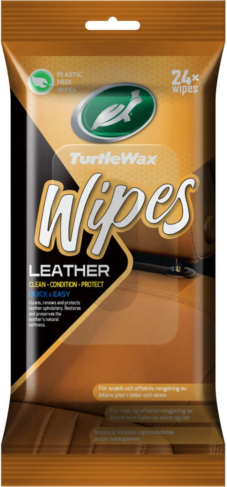 Turtle Wax Wipes Leather 24 stk v:3021709 Turtle Wax Wipes Leather 24 stk v:3021709