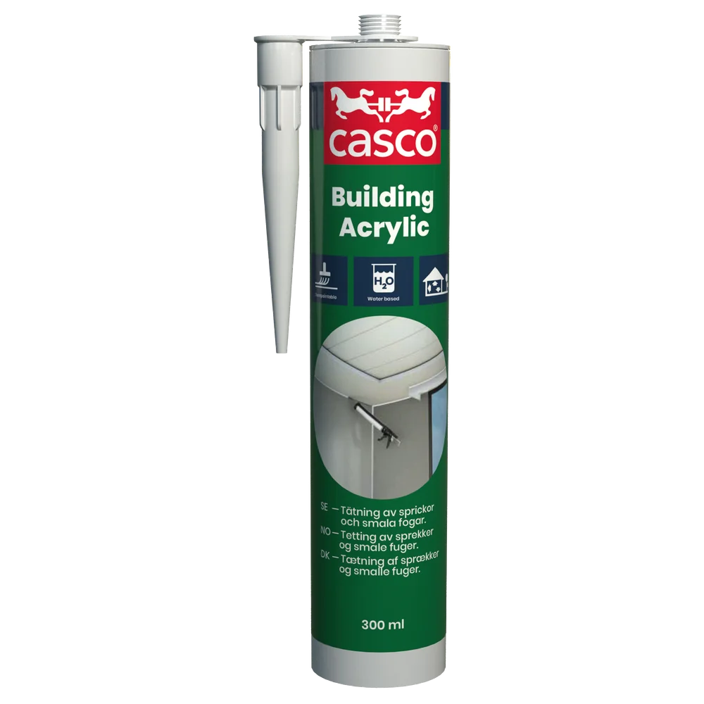 Casco Building Acrylic 300 ml akryl beige | overmalbar fugemasse v:3885457