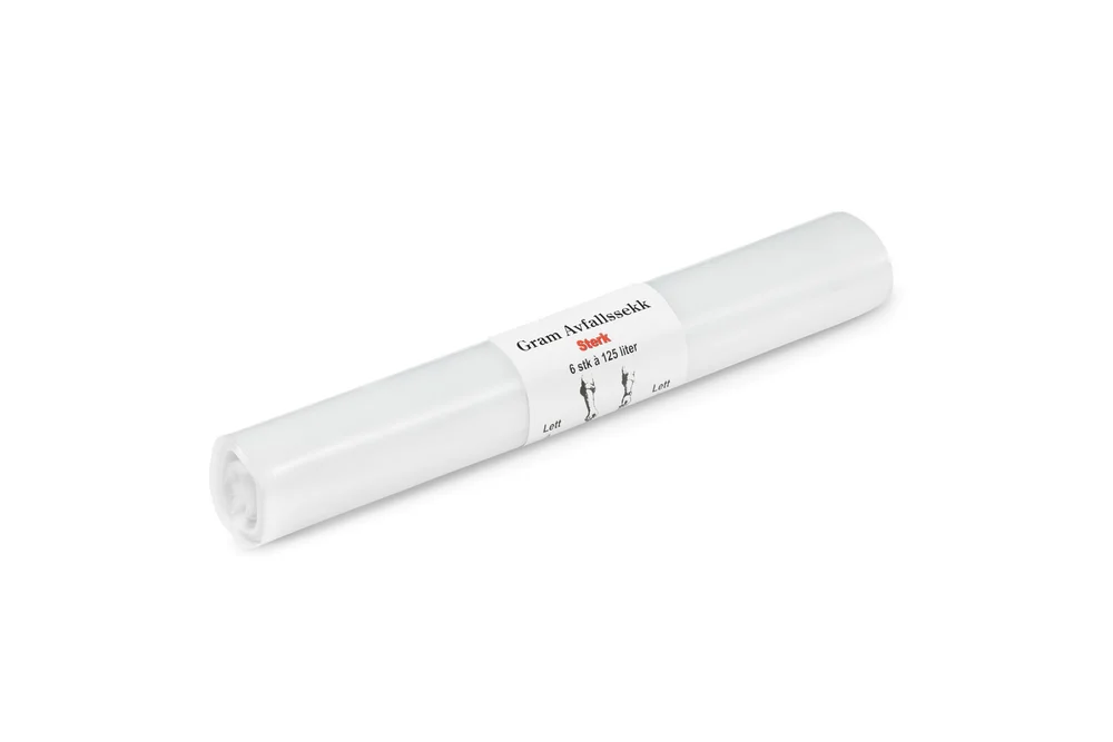 AVFALLSEKK STERK 125L MED KNYTING v:3953094