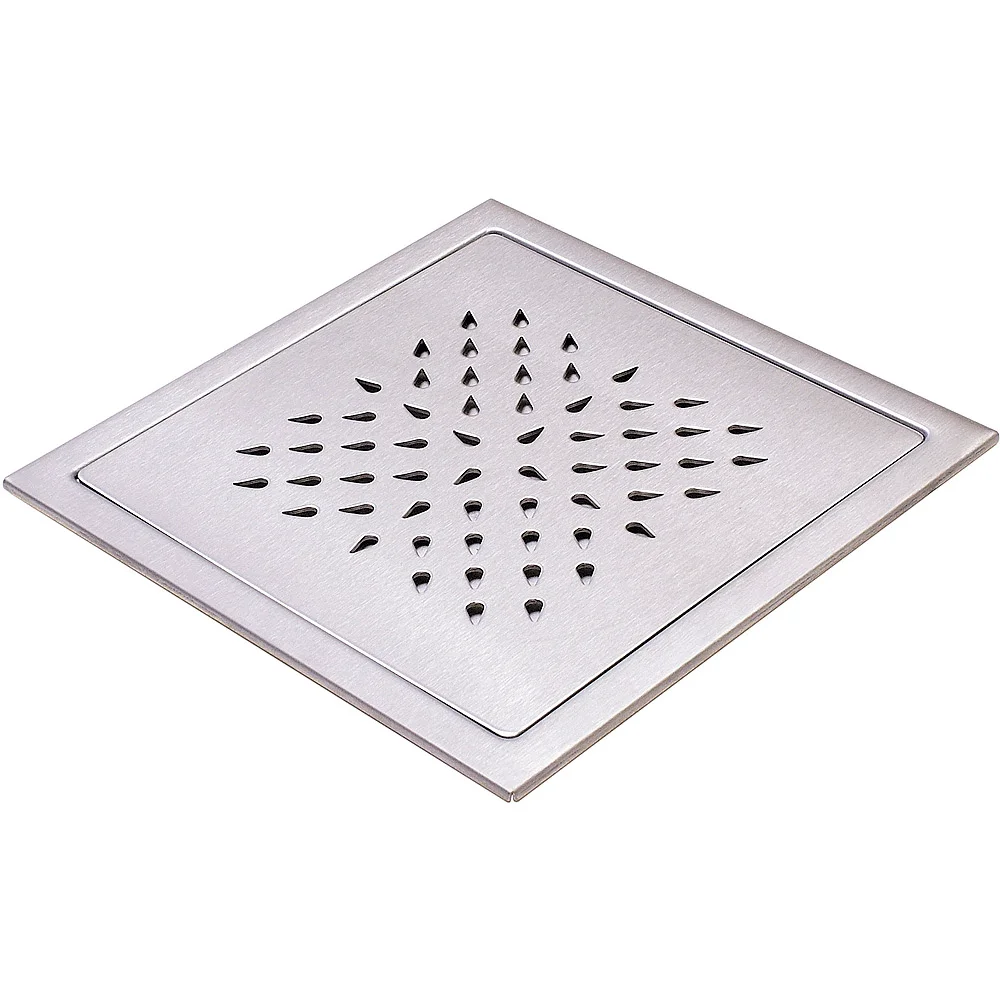 DESIGN SLUKRIST N.12 BØRSTET STÅL 20X20 CM v:7373307 DESIGN SLUKRIST N.12 BØRSTET STÅL 20X20 CM v:7373307