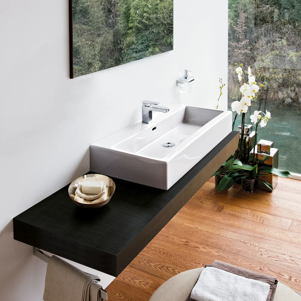 LAUFEN LIVING CITY SERVANT 100X46 CM U/ARMATURHULL HVIT v:2420847 LAUFEN LIVING CITY SERVANT 100X46 CM U/ARMATURHULL HVIT v:2420847