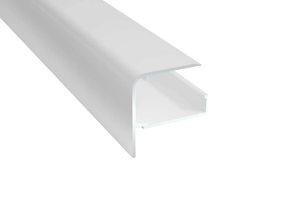 gop Kanalplast Fremkantprofil 10 mm hvit v:1464512