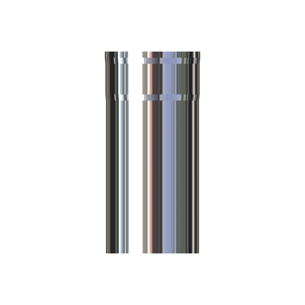 Stålpipe ø150 uisolert 250mm bp black paint v:4352476 Stålpipe ø150 uisolert 250mm bp black paint v:4352476
