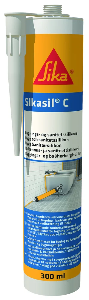 Sika Våtrom- og byggsilikon, Sikasil-C v:6613214