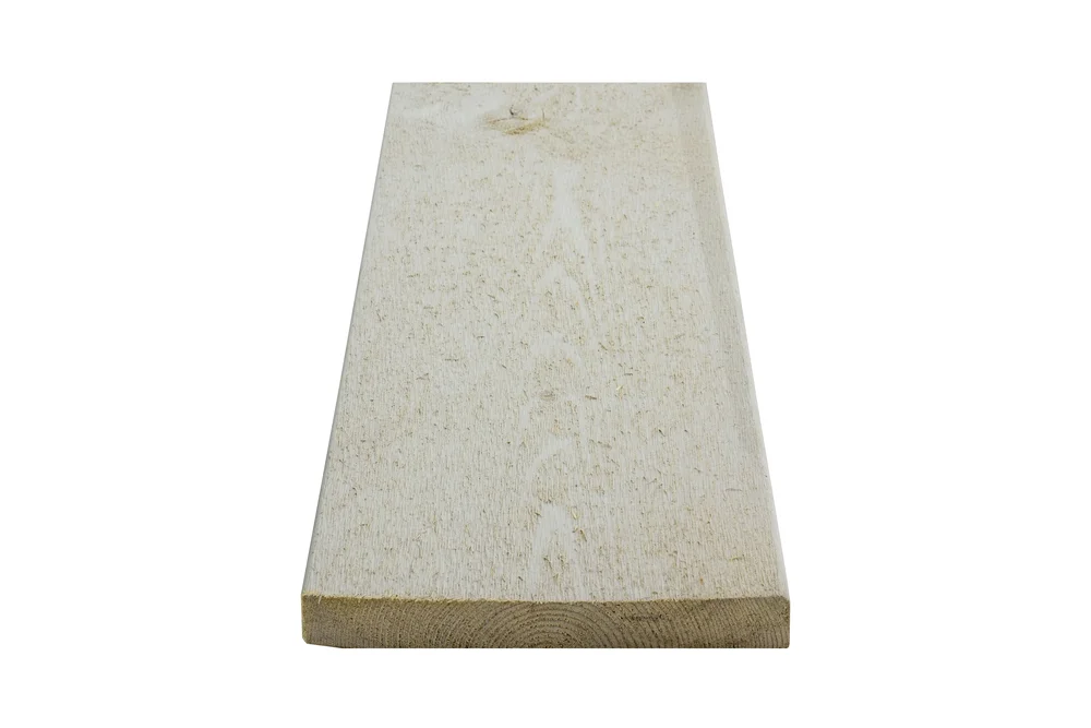 Rektangulær kledning gran grunnet 19x123x3600 mm hvit v:8049416 Rektangulær kledning gran grunnet 19x123x3600 mm hvit v:8049416
