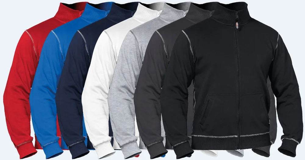 Collegejakke L 10 059 gråmelert 3XL v:9853451