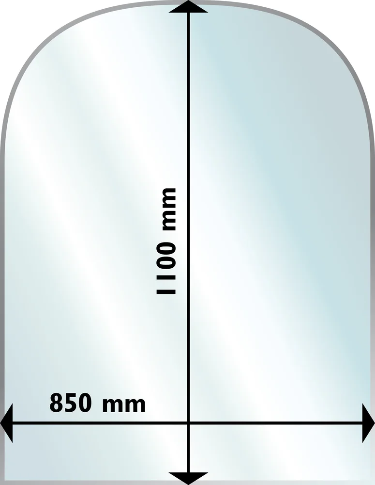 Aduro gulvplate ovn glass 1100×850 mm v:9953372 Aduro gulvplate ovn glass 1100×850 mm v:9953372