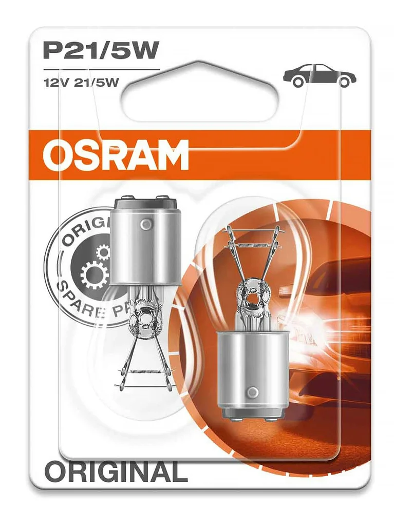 Osram Glödlampa P21/5W 12V 2-p v:3995894 Osram Glödlampa P21/5W 12V 2-p v:3995894