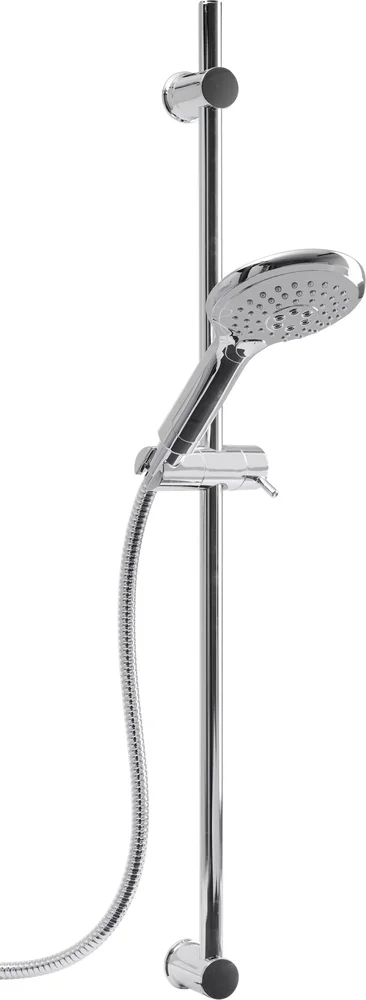 Gelia Dusjsett Aqualine 3-spray med hånddusj, slange, stang, maks. CC 760 mm, 1,75 m, krom v:2550387 Gelia Dusjsett Aqualine 3-spray med hånddusj, slange, stang, maks. CC 760 mm, 1,75 m, krom v:2550387