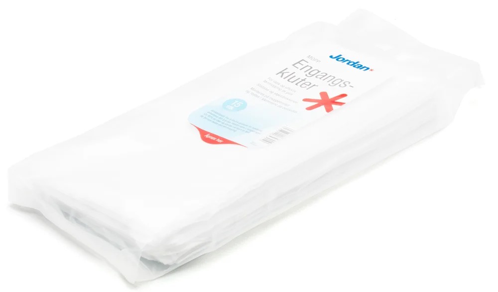 Jordan engangsklut for tørrmopping 15 stk – statisk støvfjerning v:9709736