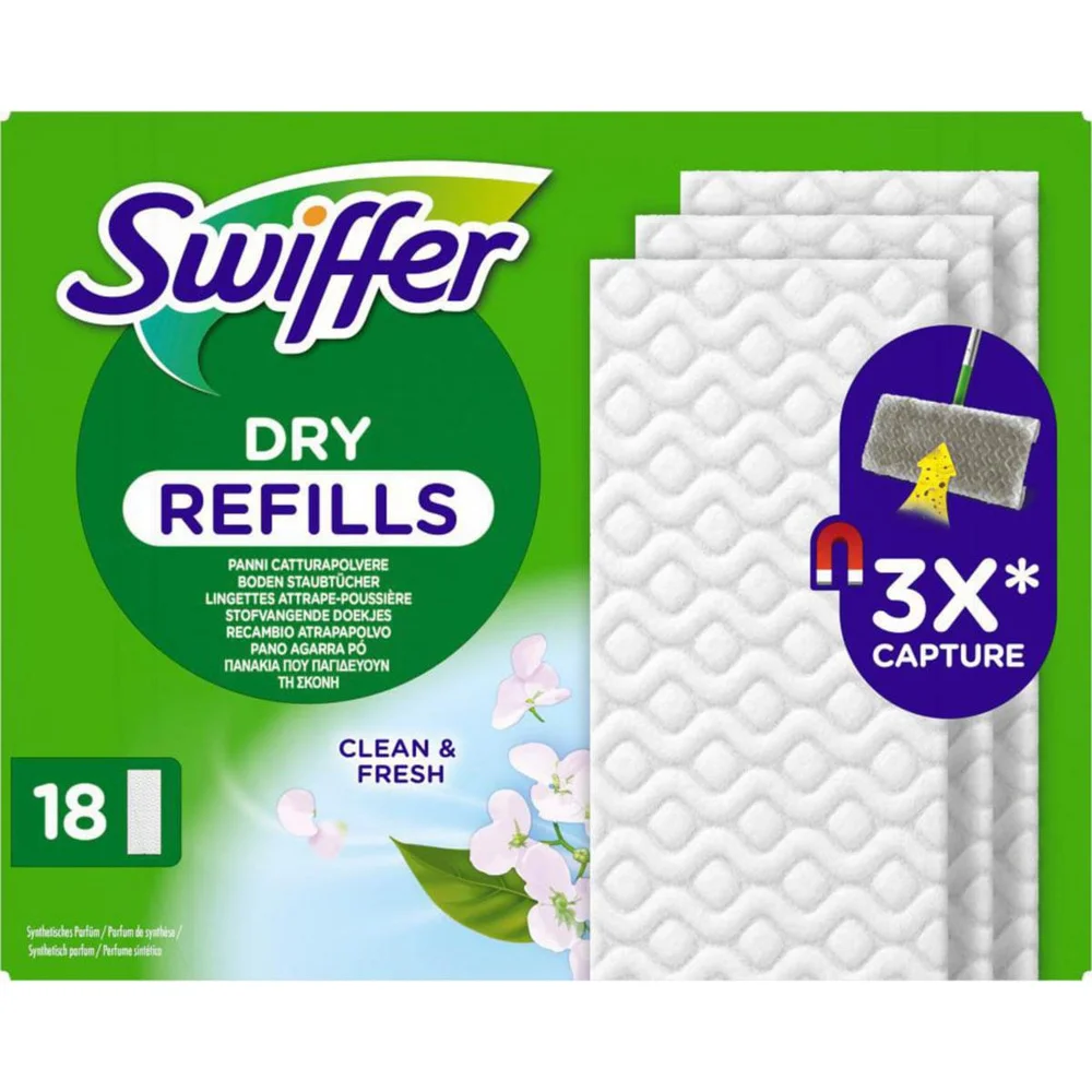 Swiffer Rengjøringskluter, tørre, 18-pakning v:7358321