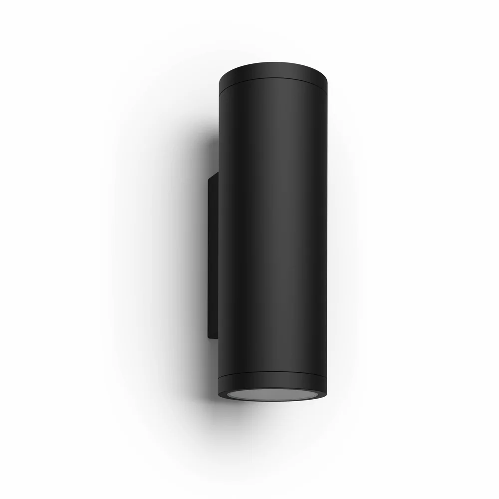 Philips Hue Vegglampe Appear HUE, utendørs, 2x8W, svart. v:5289144