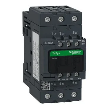 Schneider Electric Kontaktor, TeSys D, 3 polet, AC3 65 A, 24VDC spole, Everlink v:2657177 Schneider Electric Kontaktor, TeSys D, 3 polet, AC3 65 A, 24VDC spole, Everlink v:2657177