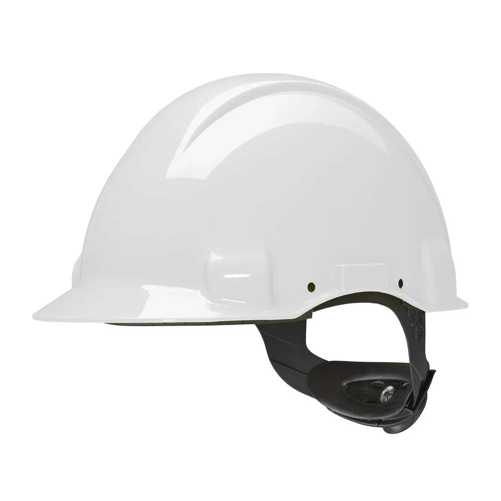 3M Beskyttelseshjelm Uvicator, rattjustering, uten ventilasjon, dielektrisk 1 000V, hvit, G3001MUV1000V-VI v:5480708 3M Beskyttelseshjelm Uvicator, rattjustering, uten ventilasjon, dielektrisk 1 000V, hvit, G3001MUV1000V-VI v:5480708