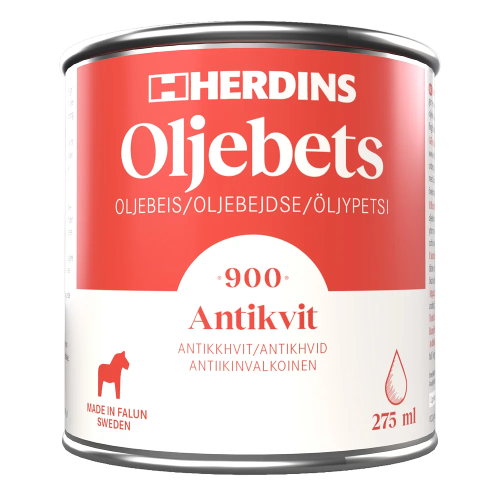 Herdins Oljebeis 900 antikkhvit, 275 ml v:8107840