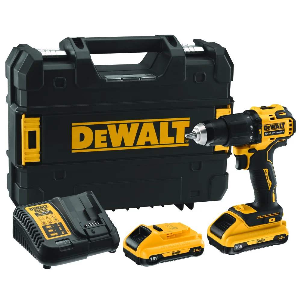 Dewalt Slagdrill 18 volt kompakt 2 x 3,0 Ah v:1028267