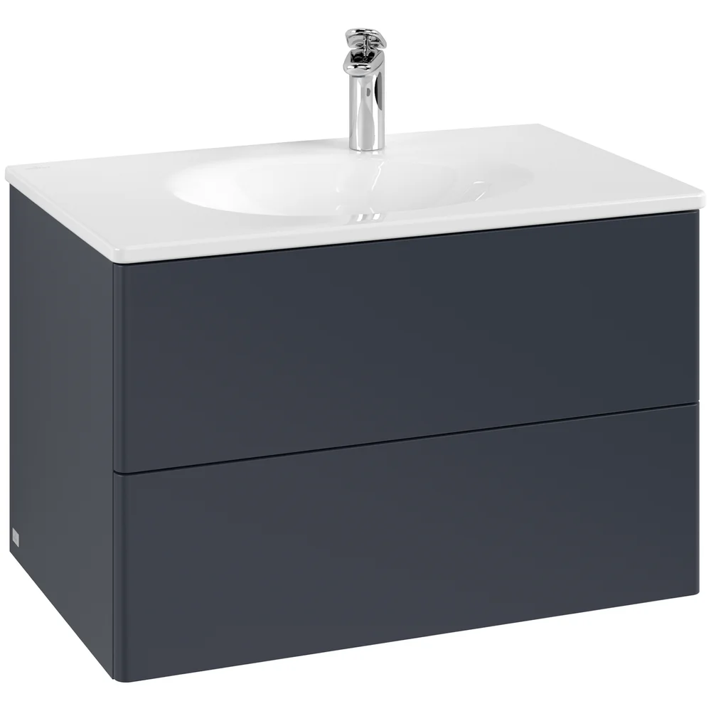 V&B ANTAO SERVANTSKAP 2 SKUFFER GLATT 788X504X496 BLÅ v:3605282