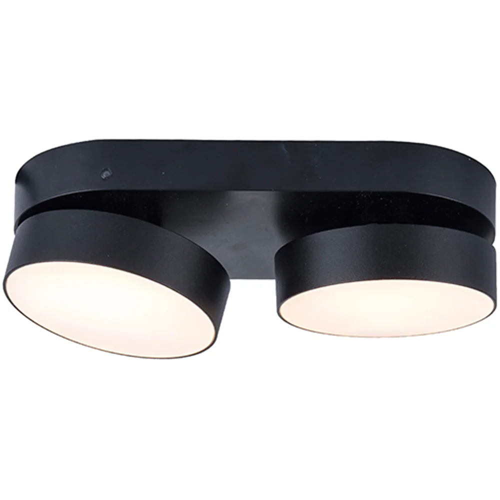 LUTEC CONNECT STANOS INDOOR 2 LED SORT TAKLAMPE Ø10 v:1843050 LUTEC CONNECT STANOS INDOOR 2 LED SORT TAKLAMPE Ø10 v:1843050