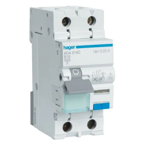 ADA970G Hager Personbeskyttelsesautomat 3028260